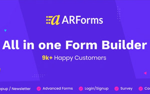 ARForms Pro v6.9.5 中文汉化版 | WordPress 高级表单生成器
